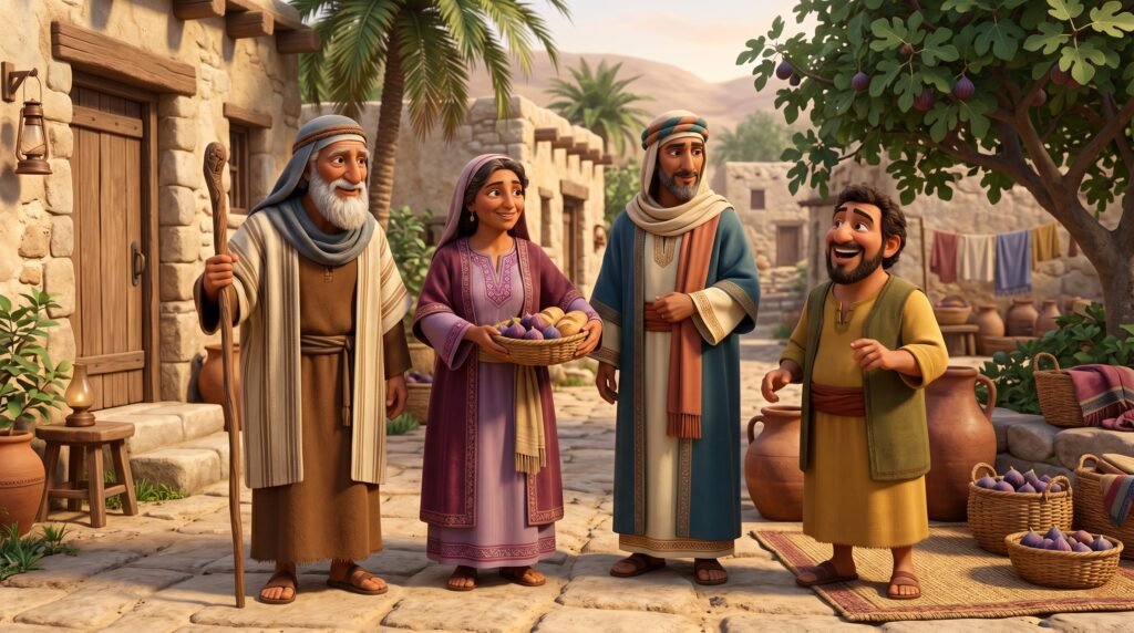 O Jovem Rico e o teste que expôs o verdadeiro ídolo do coração 4 Representação de Personagens bíblicos ricos que seguiram a Cristo.