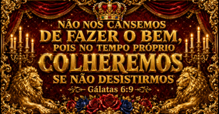 Gálatas 6:9 | A coragem de fazer o bem no momento certo
